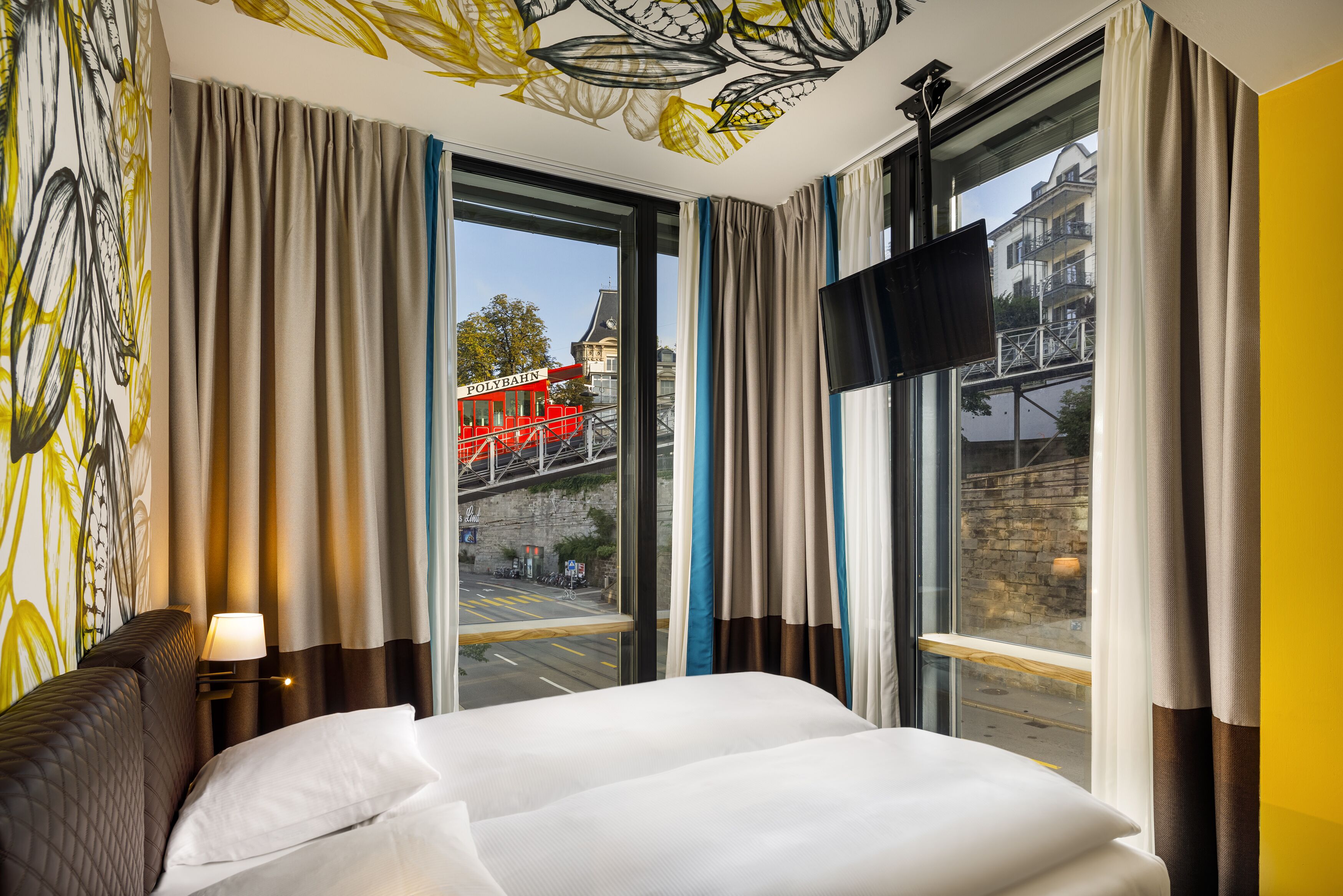 panoramic double room | premium bedding, down duvets, minibar, in-room safe