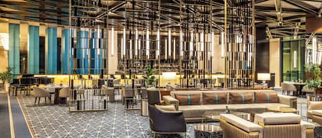 Sala de estar en el lobby