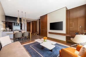 Căn hộ có thiết kế đặc trưng | Khu phòng khách | TV LCD 
