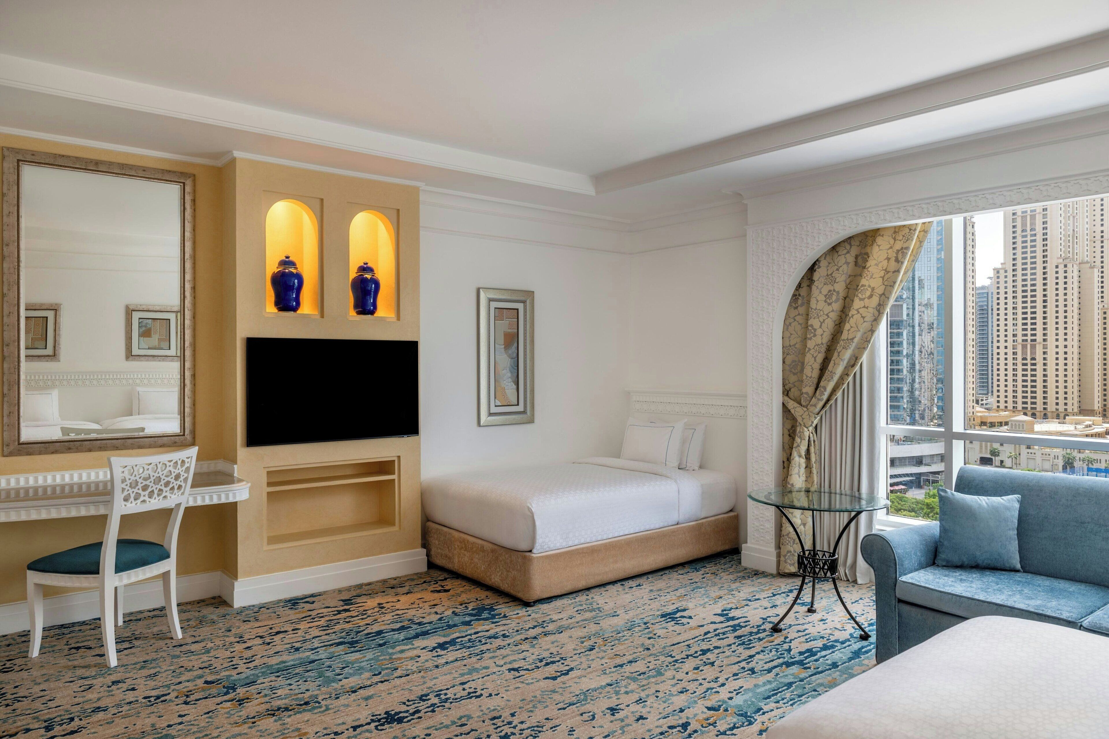 Habitación familiar, 2 camas individuales, para fumadores, torre | Sábanas italianas Frette, ropa de cama de alta calidad y minibar 