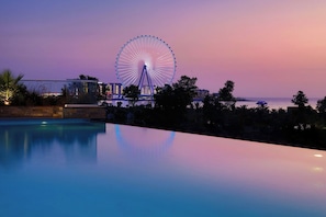 2 outdoor pools, open 8:30 AM to 8:30 PM, pool umbrellas, pool loungers - Al Habtoor Grand Resort, Autograph Collection® (Dubai)
