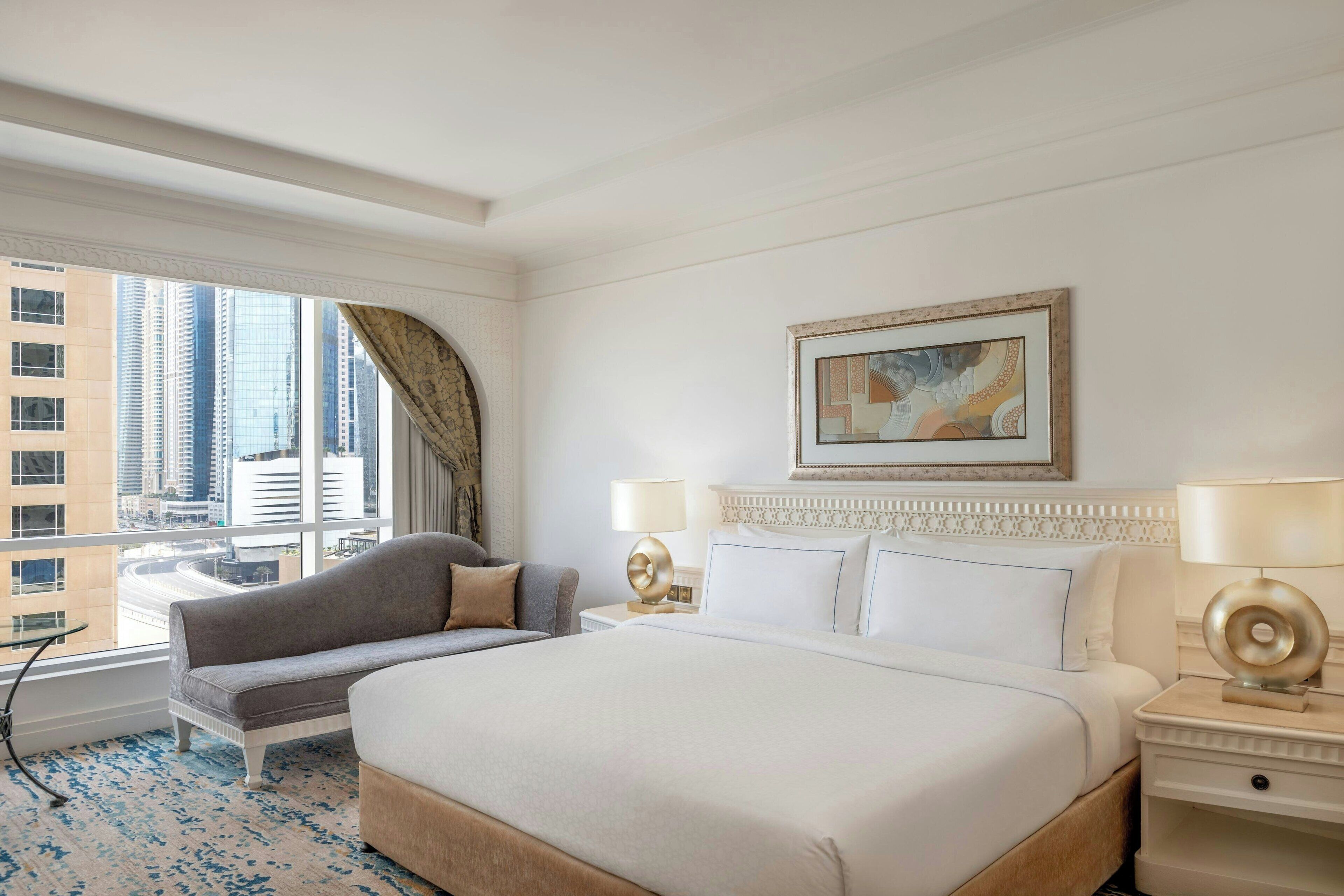 Frette Italian sheets, premium bedding, minibar, in-room safe