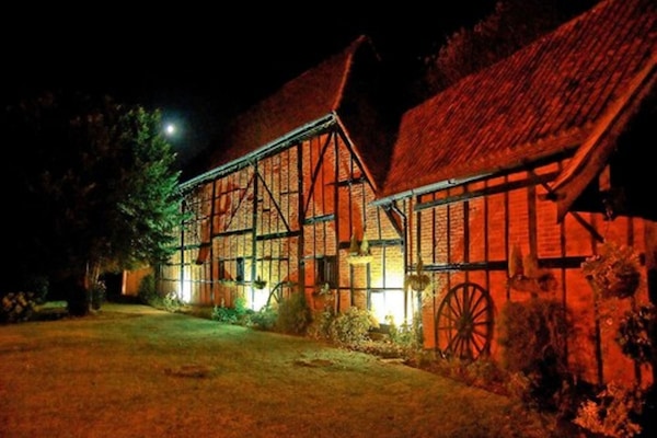 Front of property – evening/night