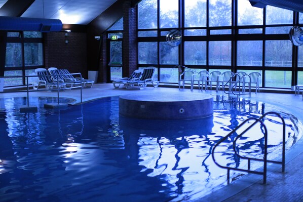 Indoor pool, outdoor pool