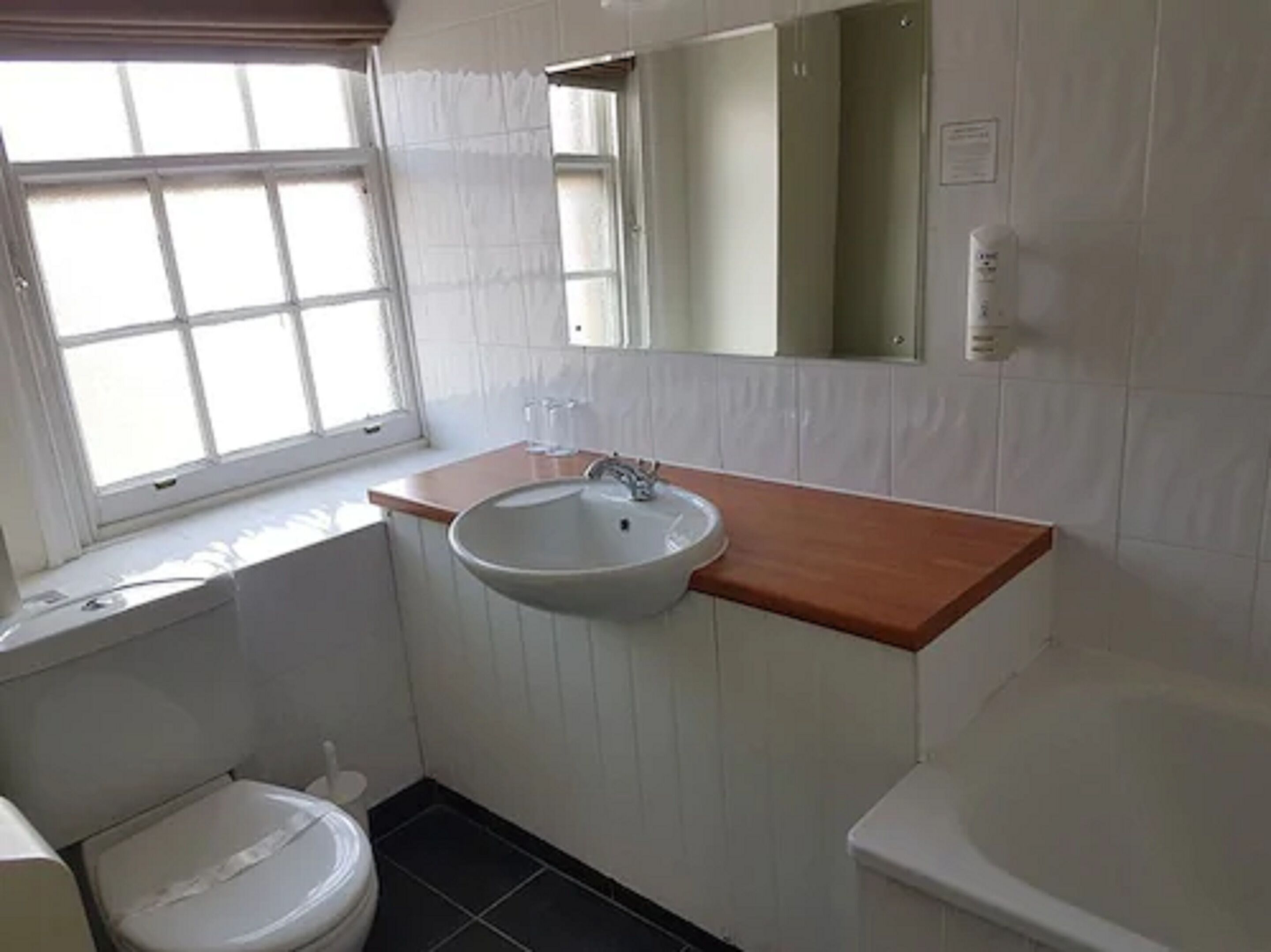 free toiletries, hair dryer, towels