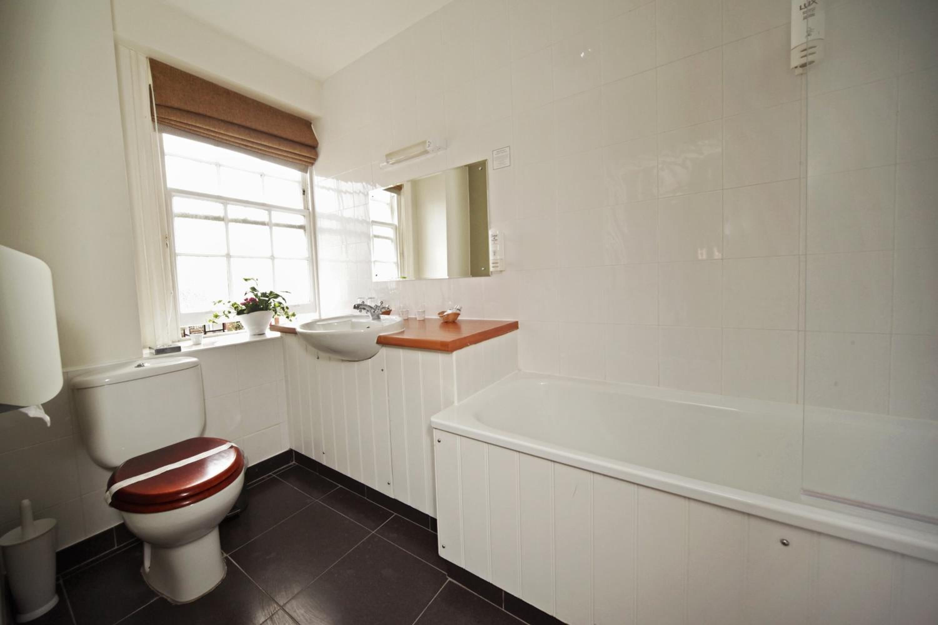 free toiletries, hair dryer, towels