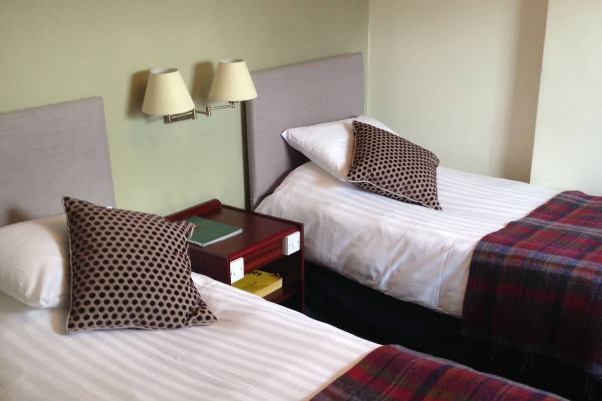 twin room, ensuite | desk, blackout curtains, iron/ironing board, free wifi
