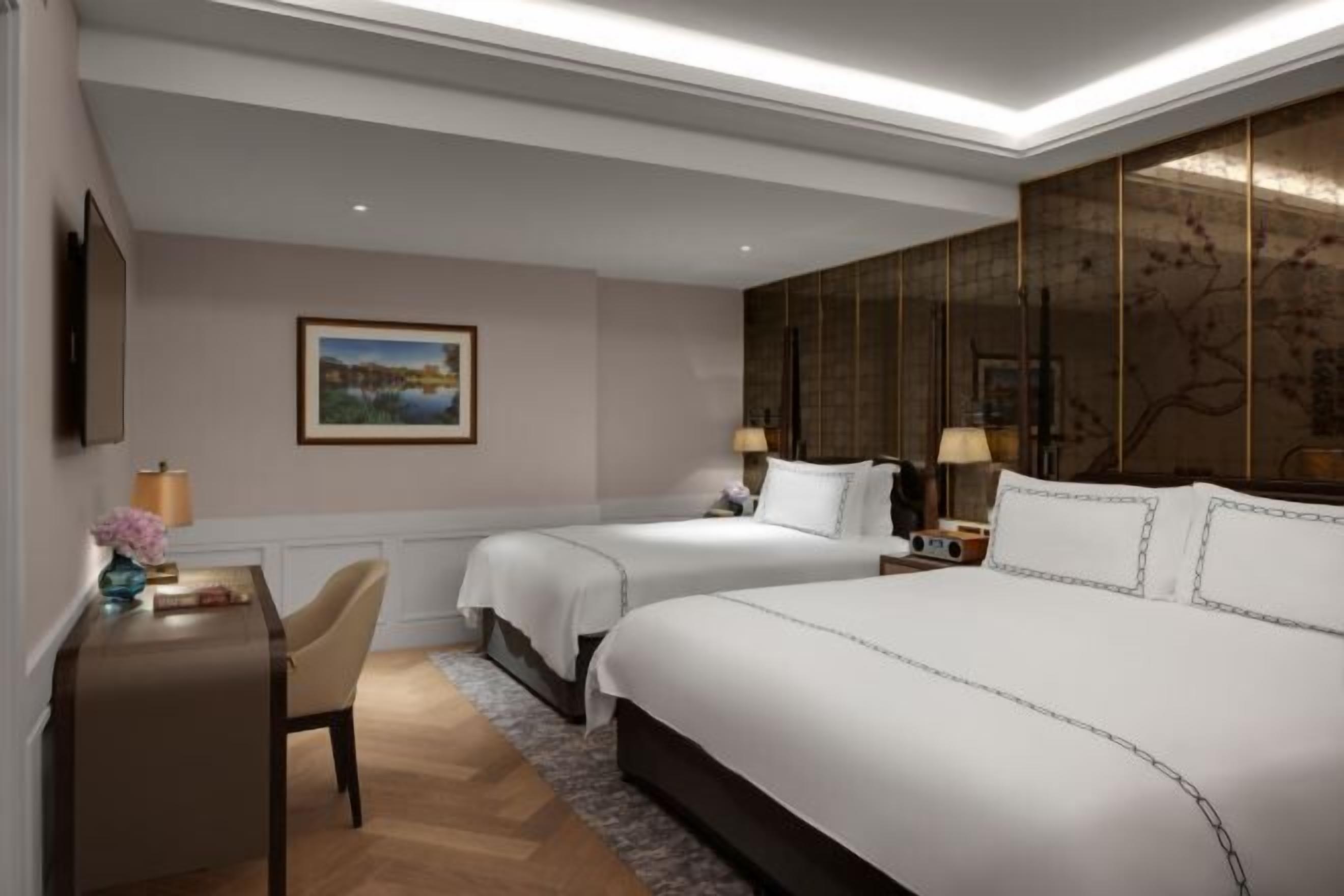 In-room safe, desk, laptop workspace, blackout drapes