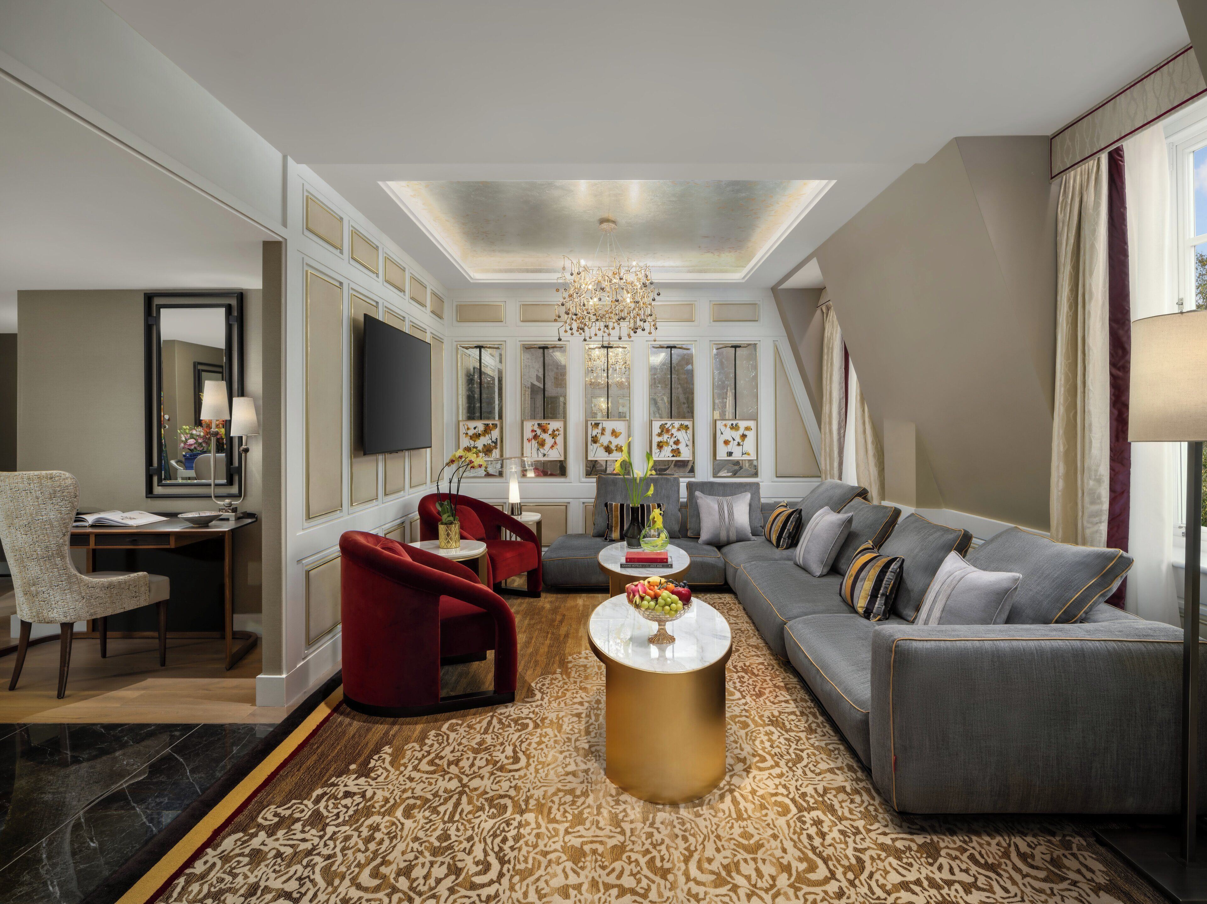 In-room safe, desk, laptop workspace, blackout curtains