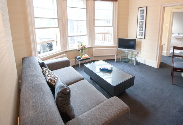 Executive Suite | Living area | TV