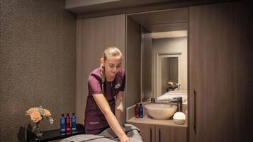 Body treatments, hot stone massages, deep-tissue massages
