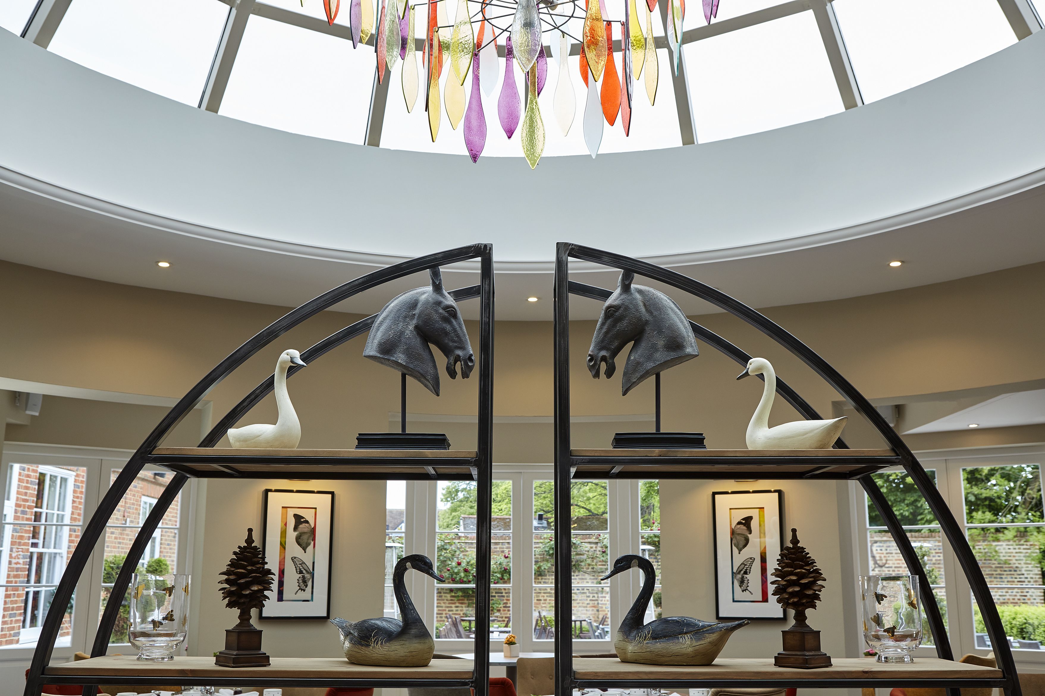 breakfast, lunch served; modern european cuisine, al fresco dining