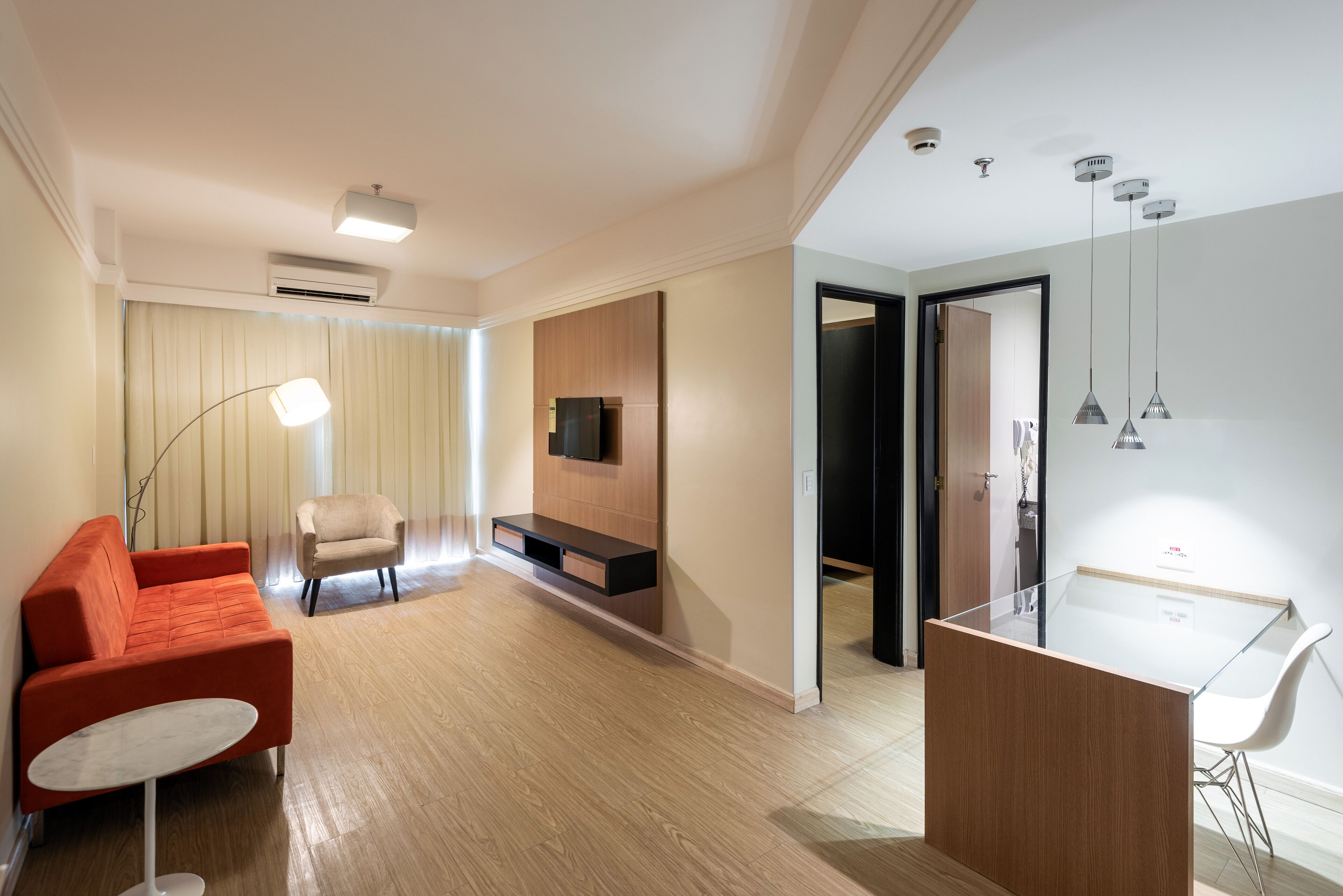 superior double room | living area | 32-inch tv with cable channels