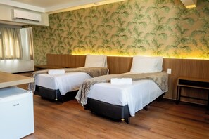 1 habitación, ropa de cama hipoalergénica y minibar 