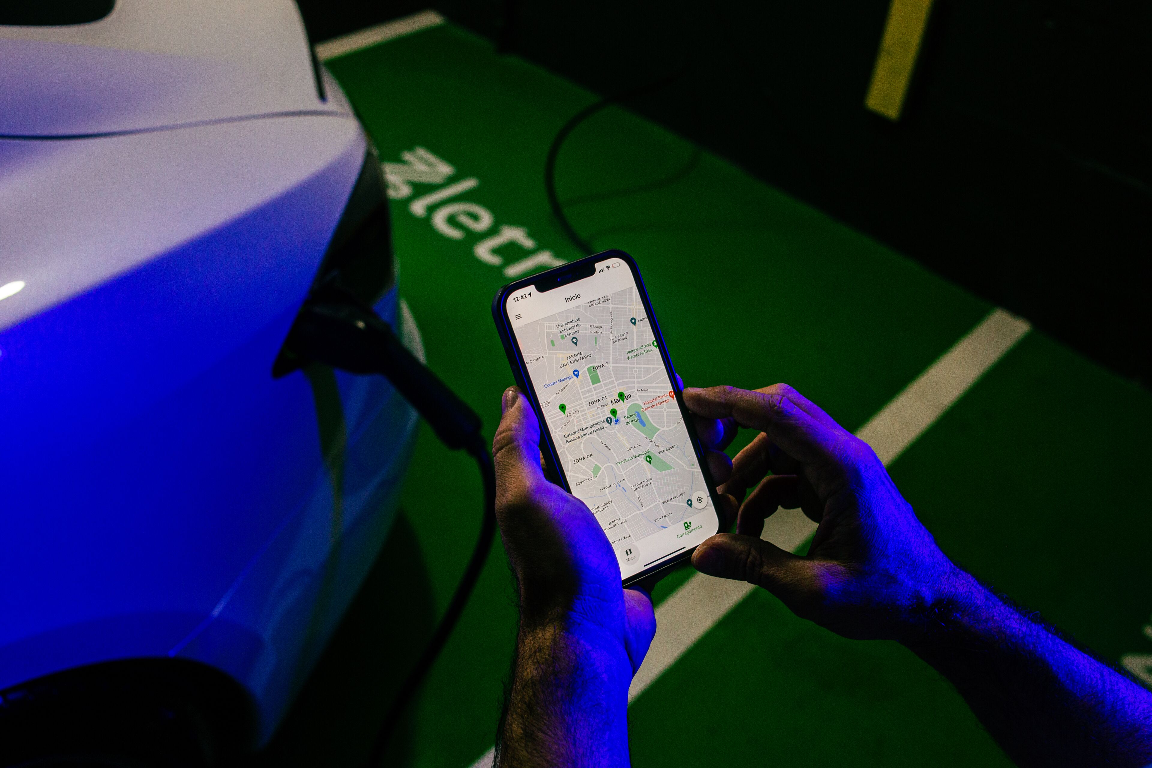 electric vehicle-charging station