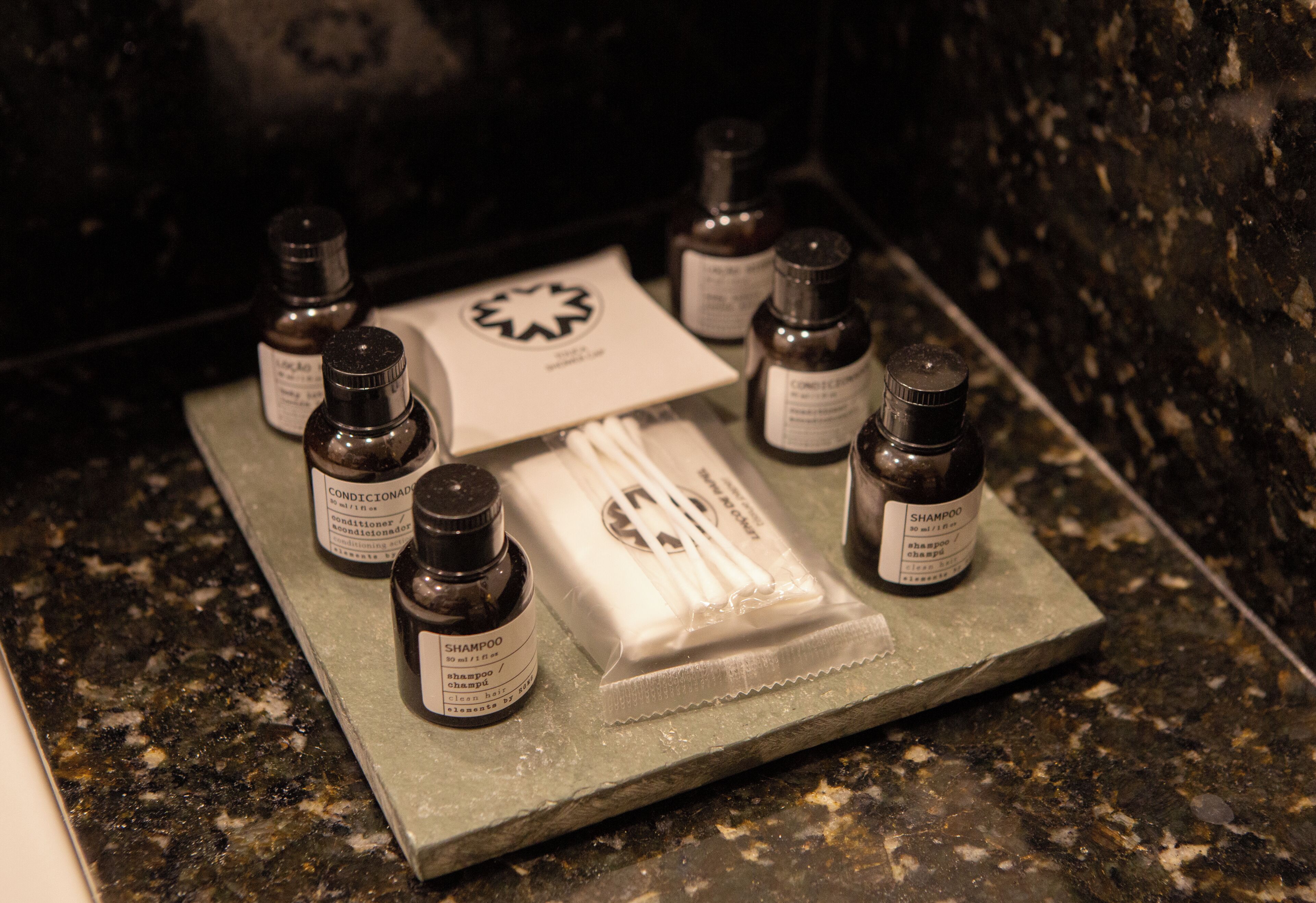 shower, slippers, towels, soap