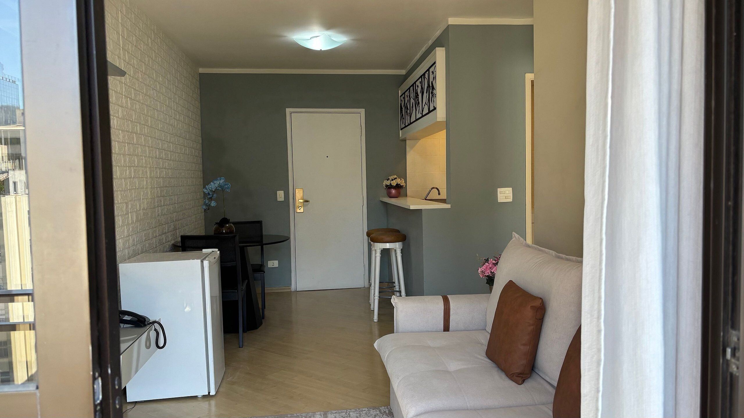 Basic Apartment | Living area | 32-inch LCD TV with cable channels, TV