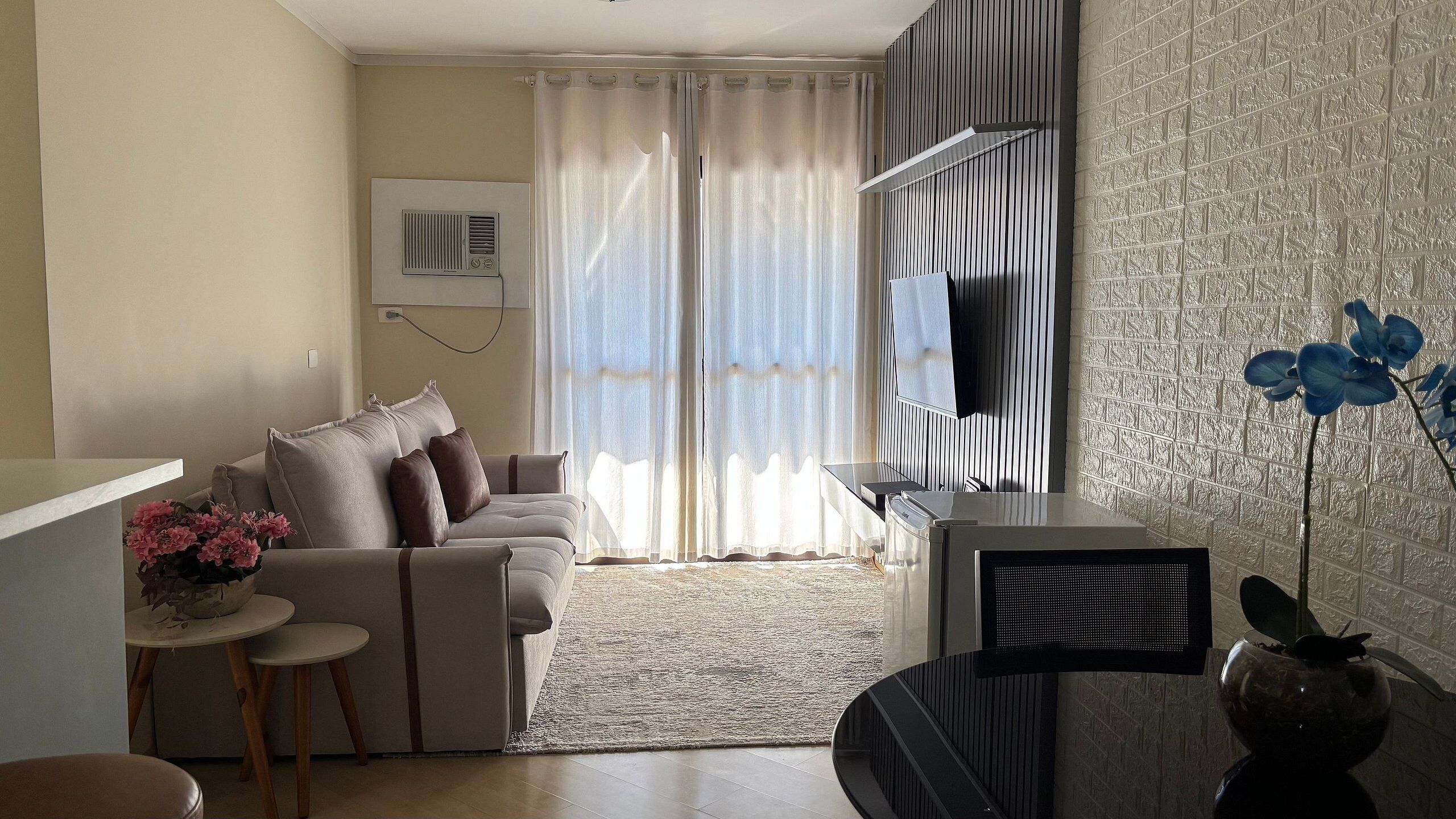 Basic Apartment | Living area | 32-inch LCD TV with cable channels, TV