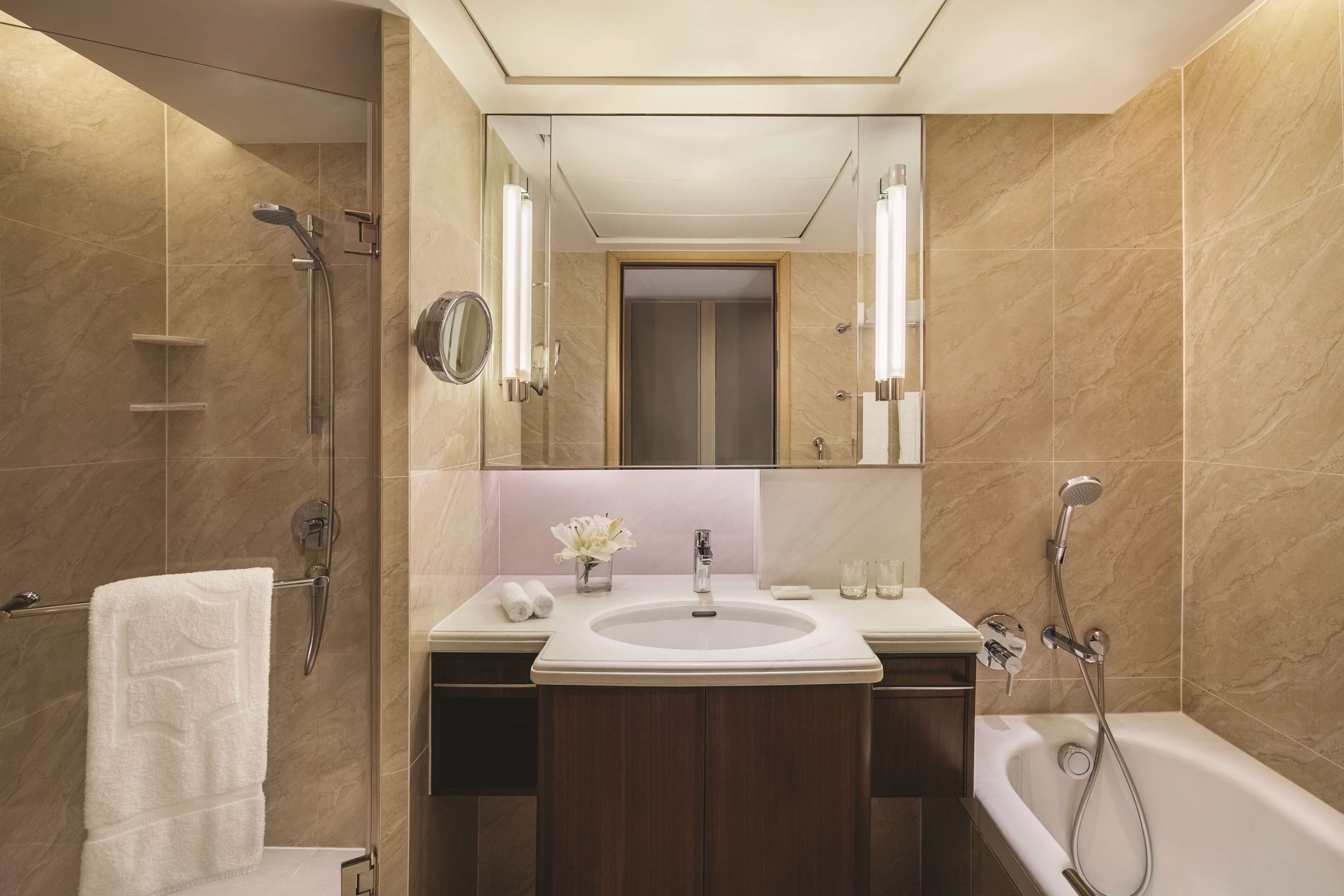 free toiletries, hair dryer, bathrobes, slippers