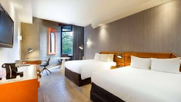 Chambre Premium, 2 lits doubles, non-fumeurs | 1 chambre, literie de qualité supérieure, matelas Select Comfort