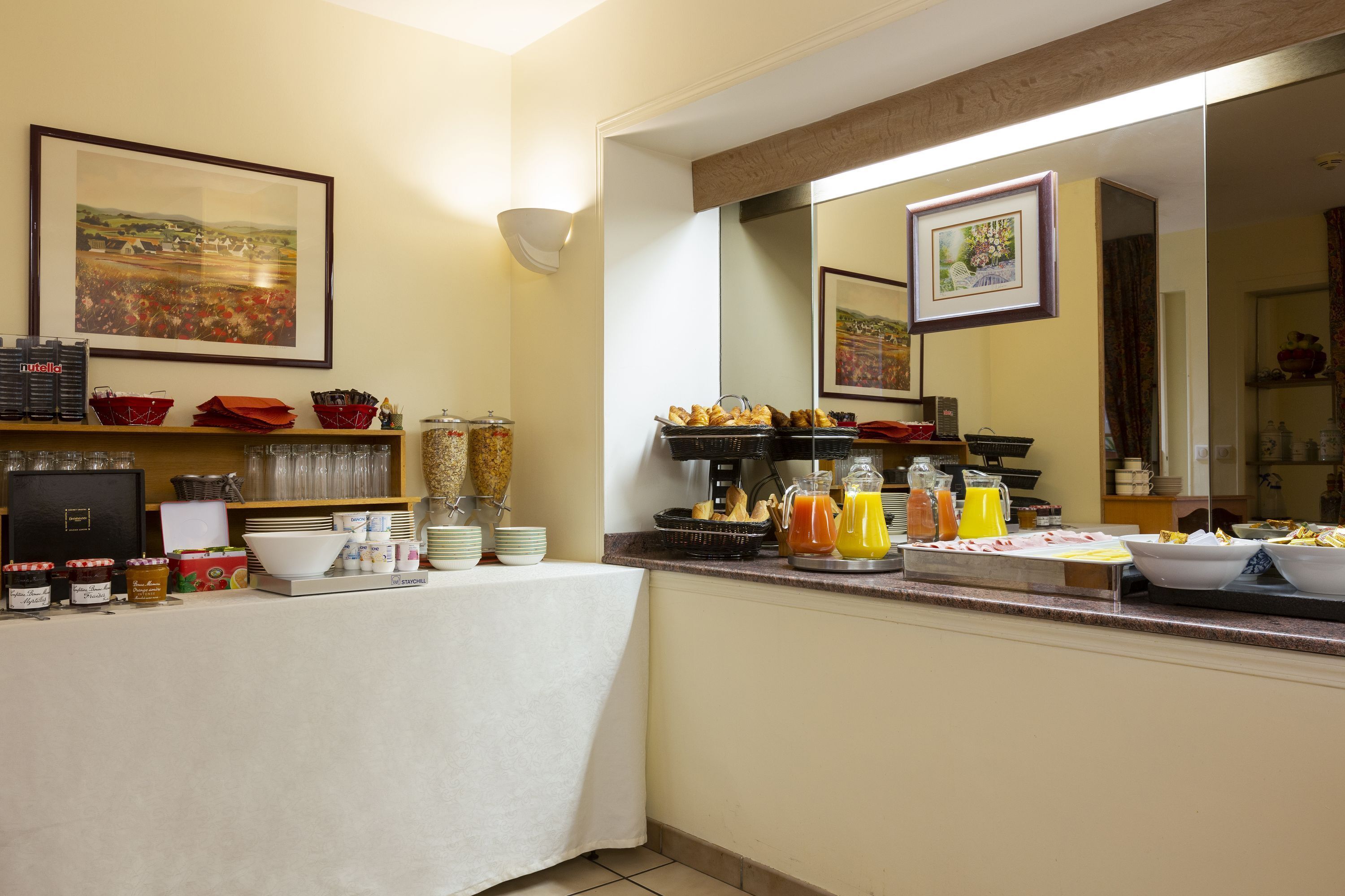 daily buffet breakfast (eur 12 per person)