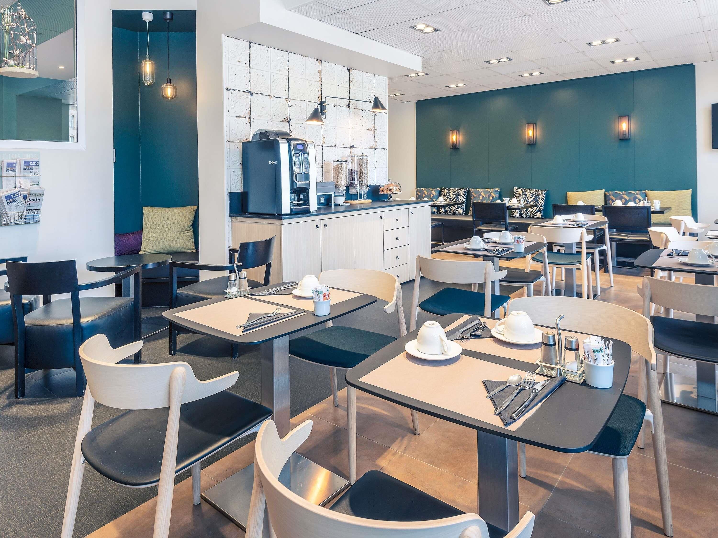 Tägliches Frühstücksbuffet gegen Gebühr
