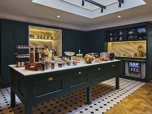 Daily buffet breakfast (EUR 18 per person)