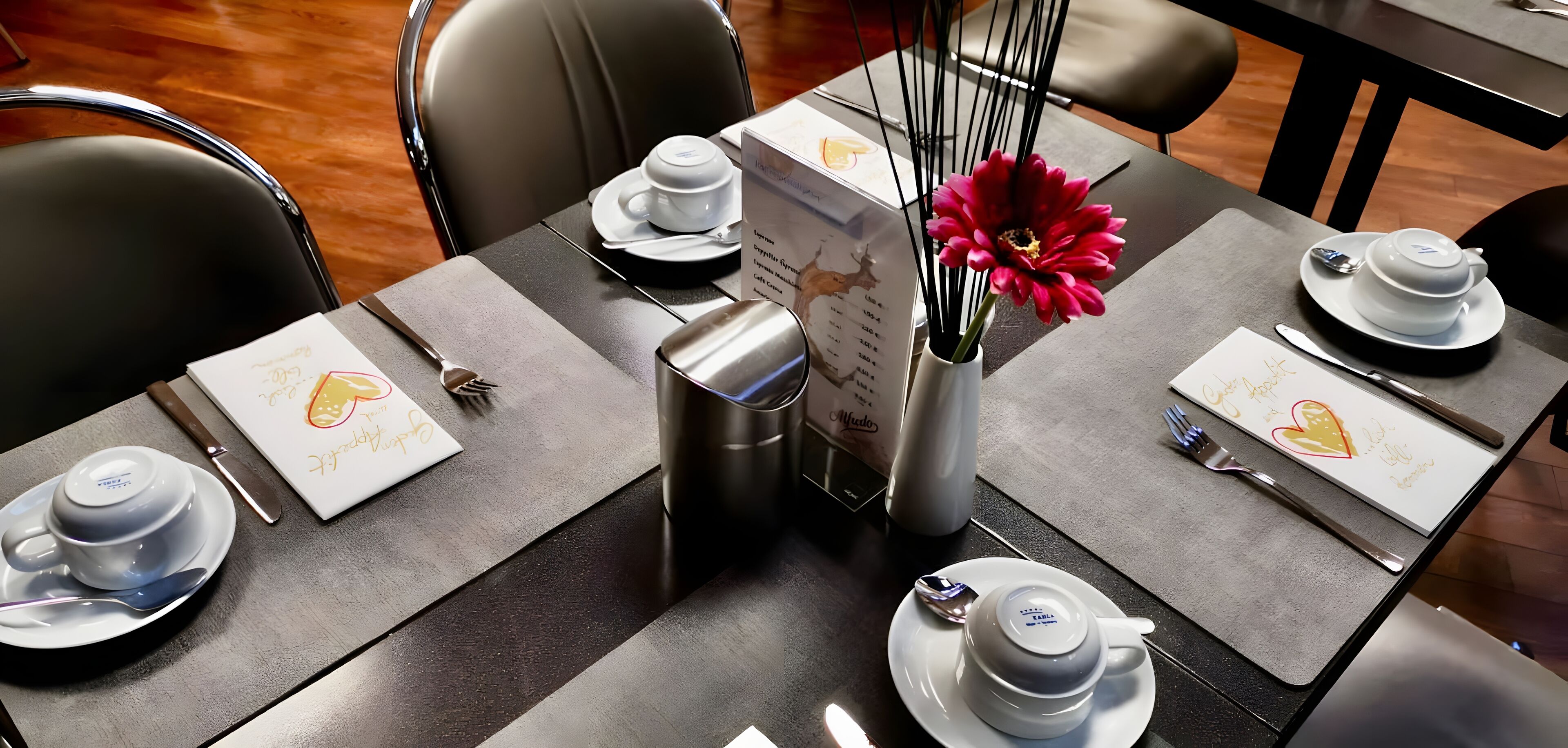 daily buffet breakfast (eur 14.50 per person)