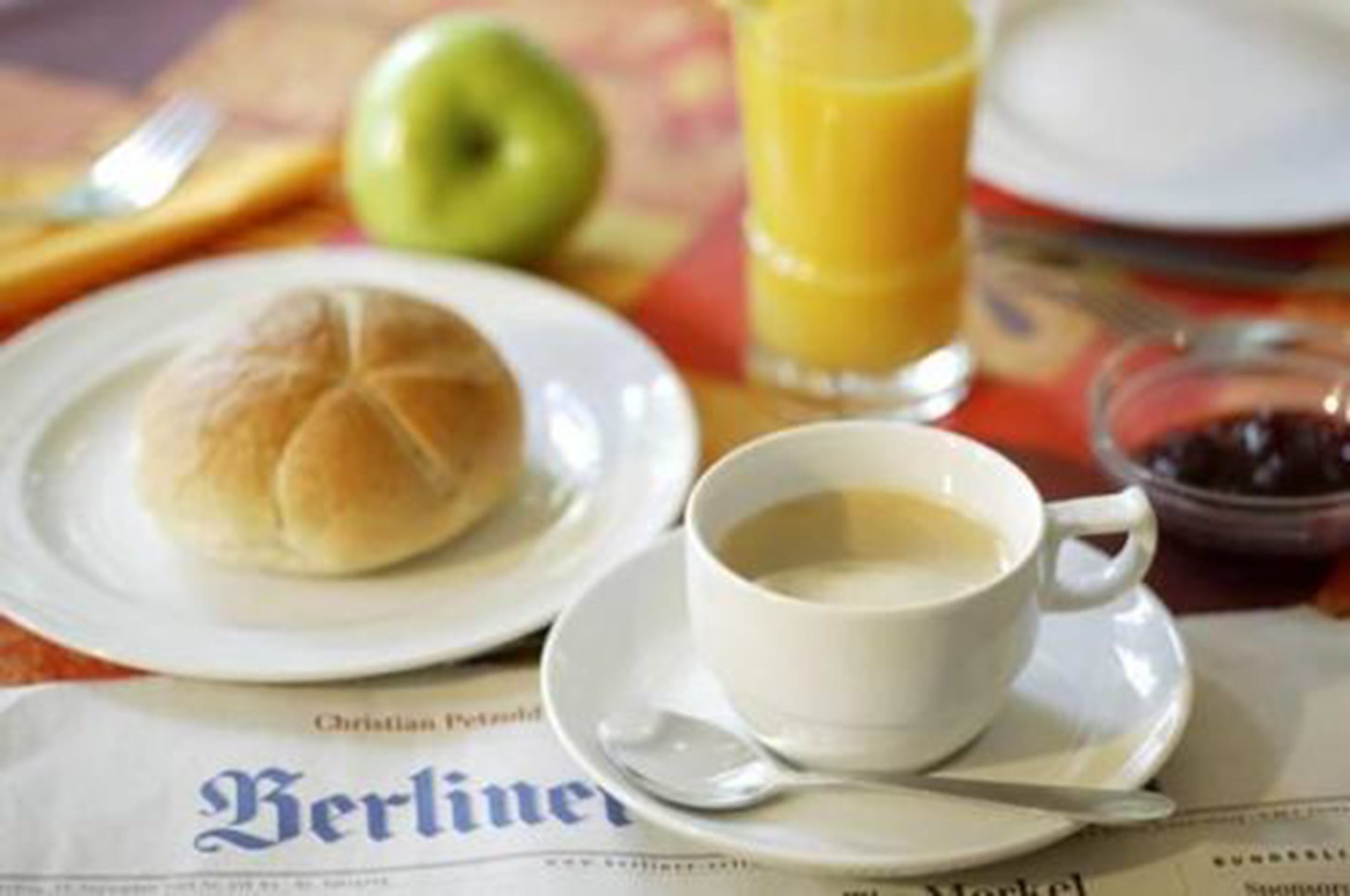 daily buffet breakfast (eur 14.50 per person)