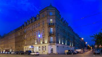 Front of property - evening/night