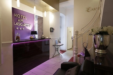 Recepción. Hotel Am Volksgarten