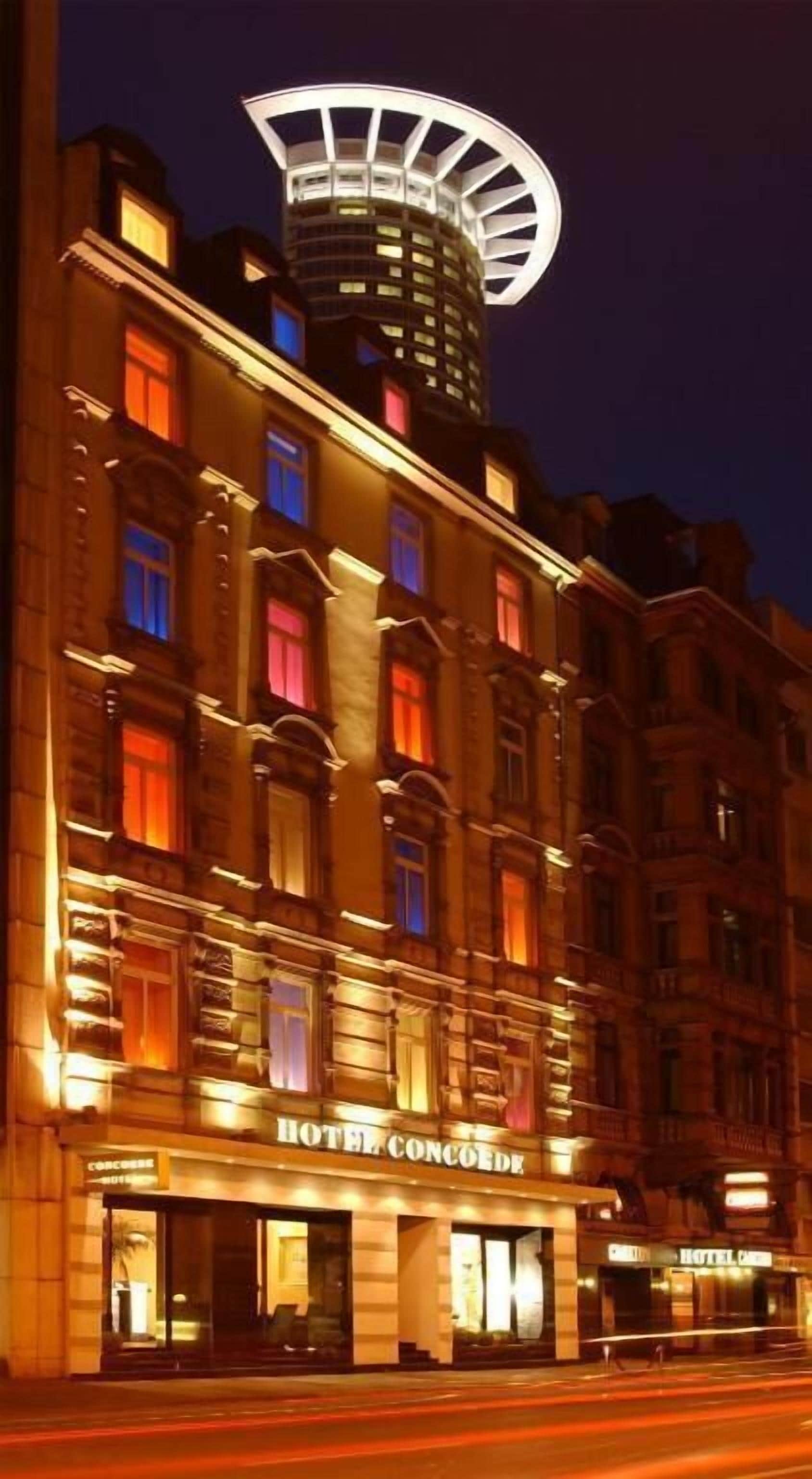 front of property – evening/night