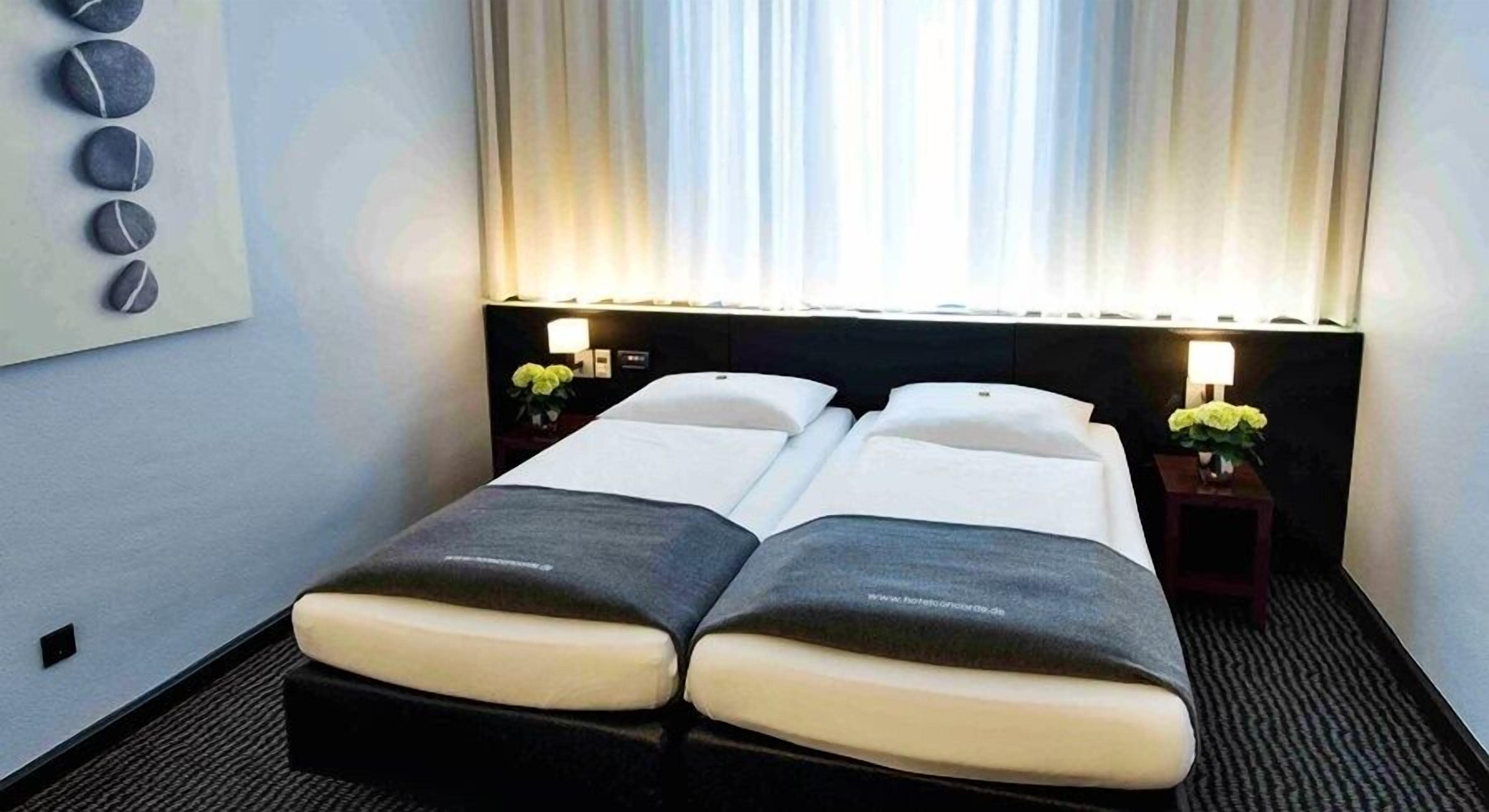 Premium bedding, minibar, desk, laptop workspace