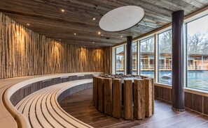 Hot springs/mineral springs, body treatments, aromatherapy