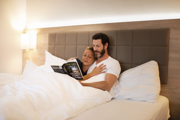 Premium bedding, in-room safe, desk, blackout curtains