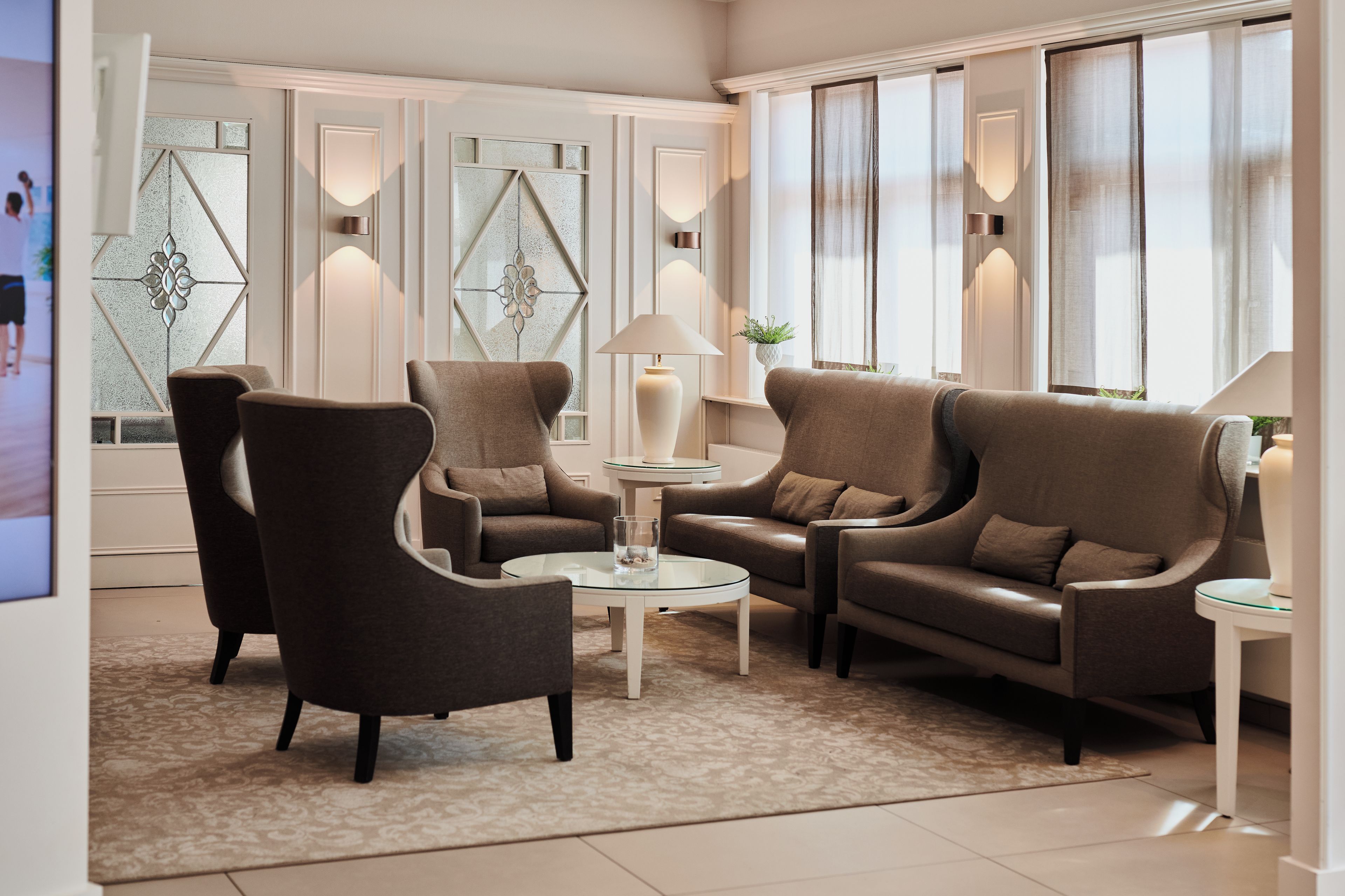 Sala de estar en el lobby