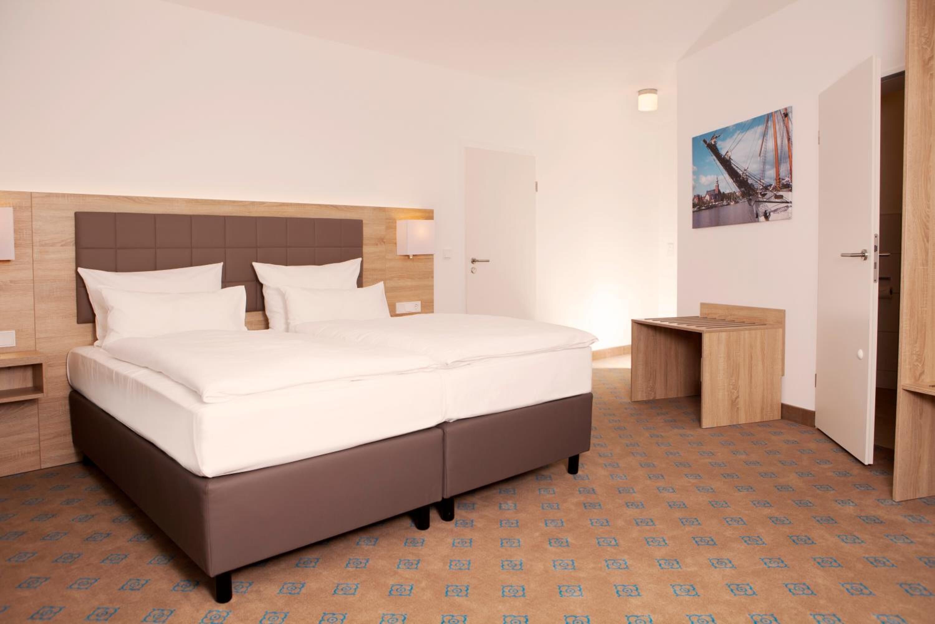 premium bedding, in-room safe, desk, blackout curtains