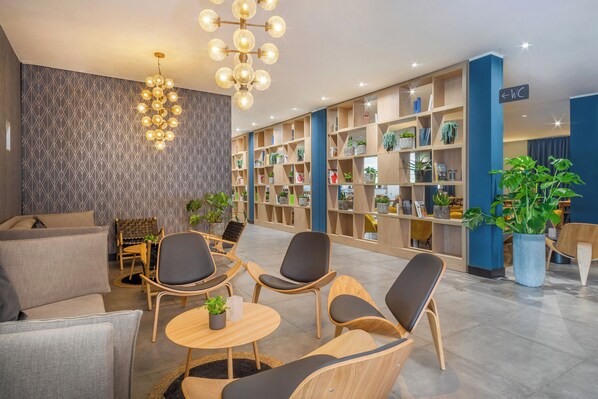Sitteområde i lobbyen