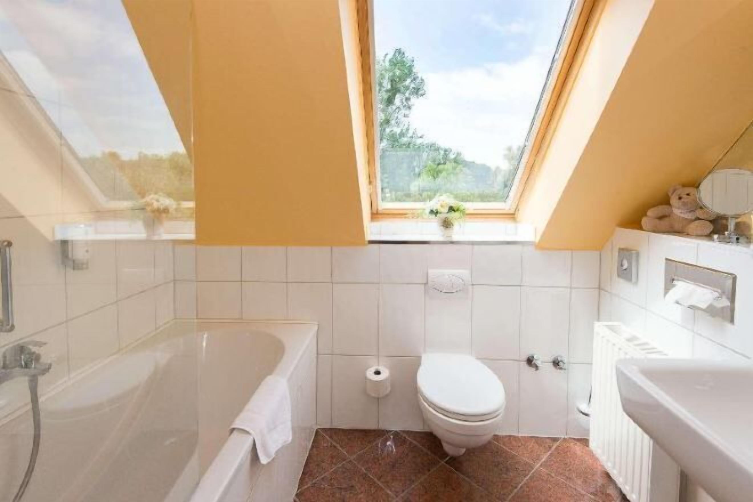 Vòi sen/bồn tắm kết hợp, máy sấy tóc, khăn tắm 