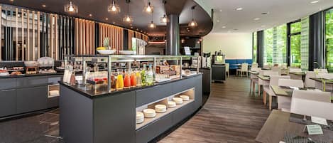 Daily buffet breakfast for a fee