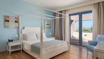 Presidentiële suite | Lakens van Egyptisch katoen, luxe beddengoed