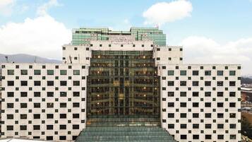 Majoituspaikan julkisivu