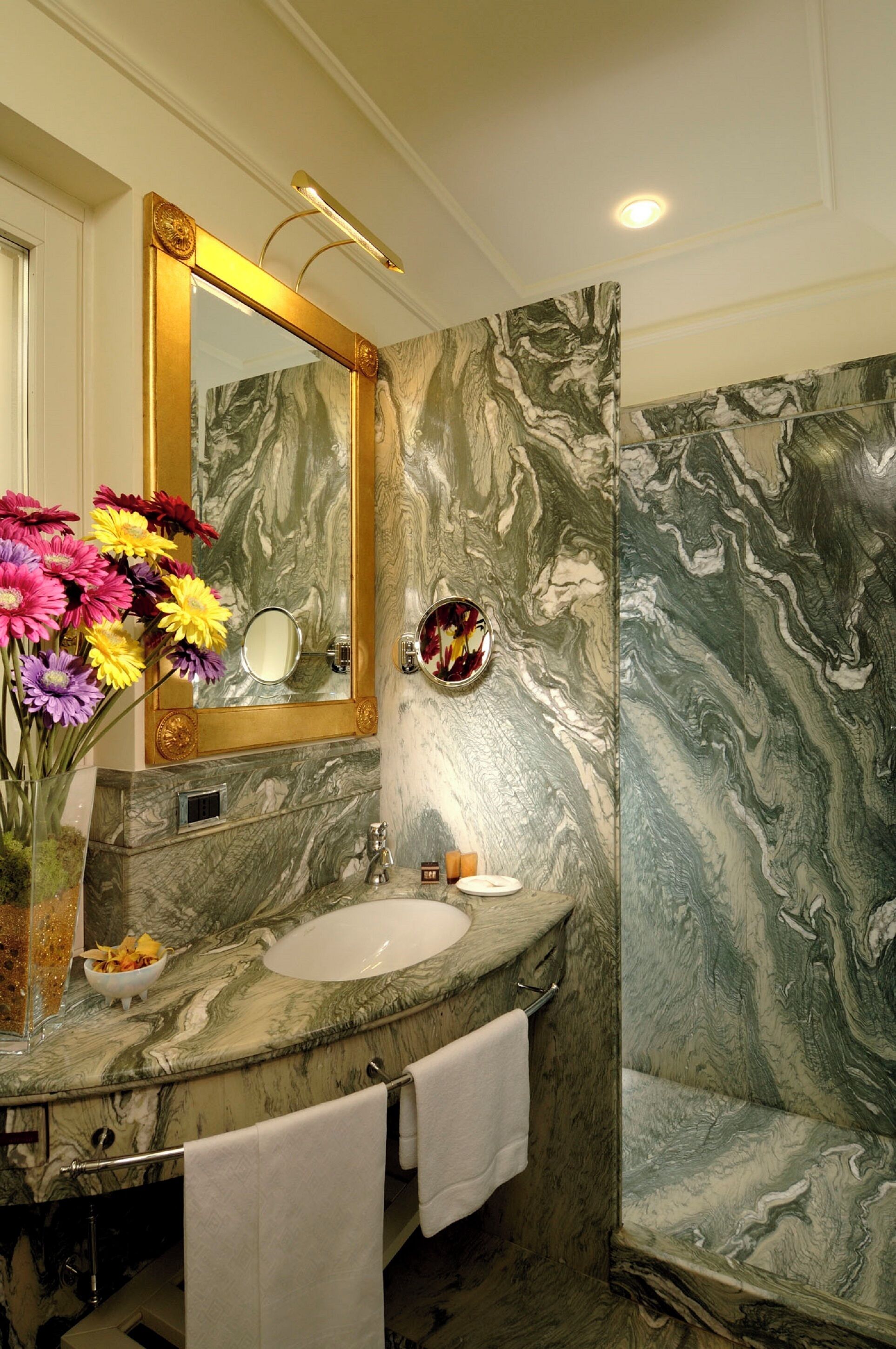 junior triple room, 1 double bed with sofa bed | bathroom | eco-friendly toiletries, hair dryer, bathrobes, slippers