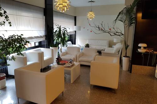 Lobby sitting area