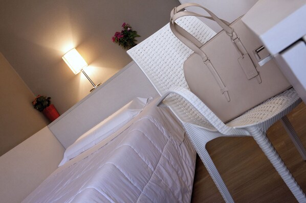 Down duvets, minibar, in-room safe, desk