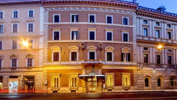 Front of property - evening/night