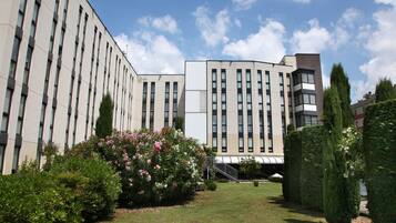 Blick von der Unterkunft