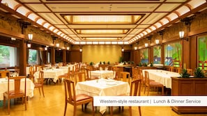 3 restaurants, breakfast, lunch, dinner served; French cuisine