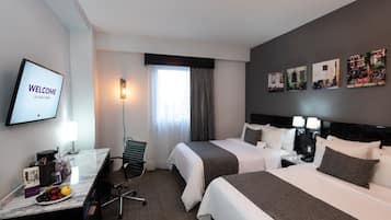 Superior Room, 2 Double Beds | 1 bedroom, hypo-allergenic bedding, in-room safe, desk