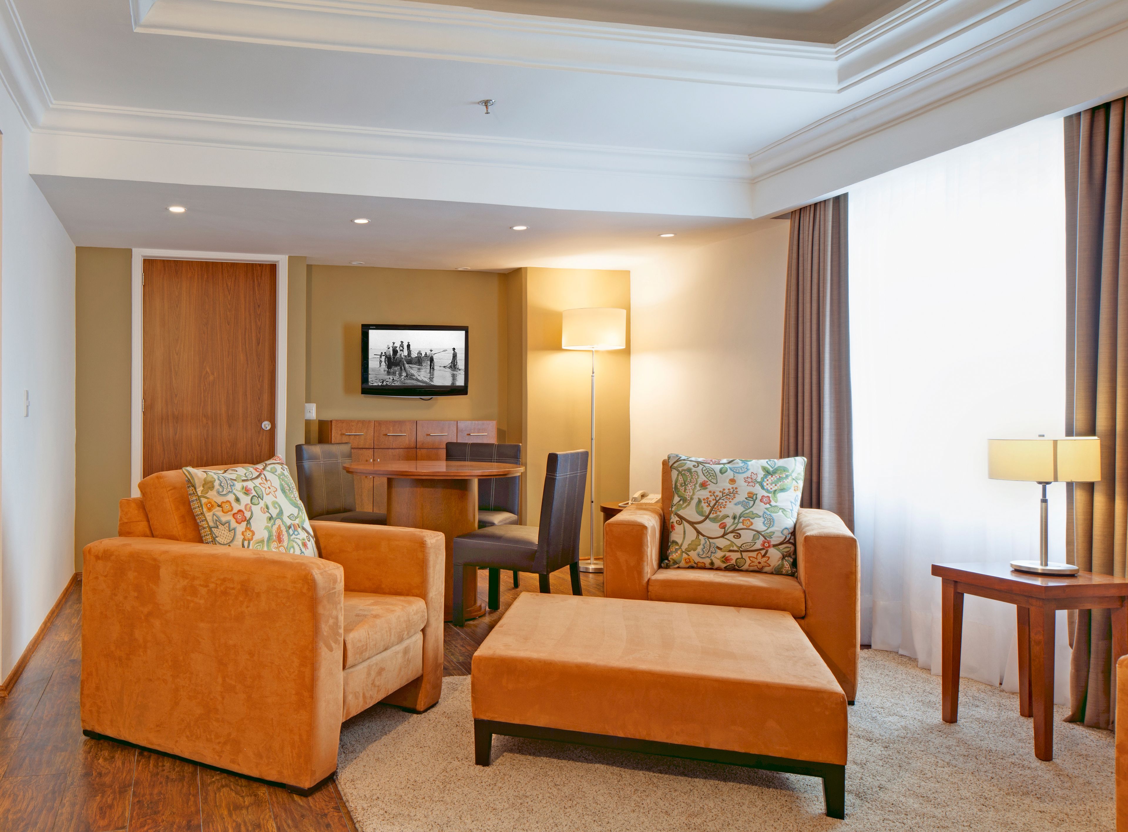 Penthouse, 1 King-Bett | Wohnzimmer